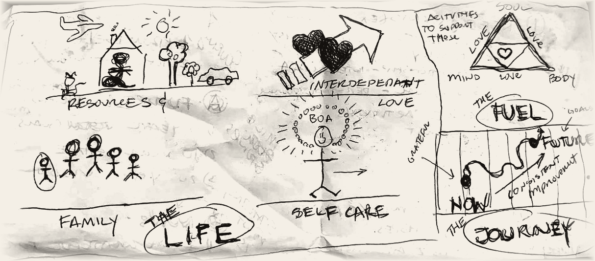 The original BOAN.ink napkin